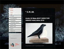 Tablet Screenshot of crim-productions.com